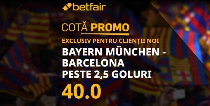 Promotie Bayern Munchen vs Barcelona